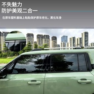 For Beijing BJ30 BAIC BJ30 2024 2025 2026 Accessories shiny strips blackened window stainless steel