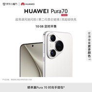 HUAWEI Pura 70 雪域白 12GB+512GB 超高速风驰闪拍 第二代昆仑玻璃 双超级快充 华为P70智能手机