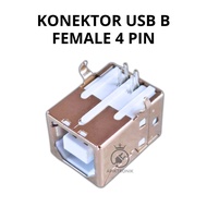 USB B Female 4 Pin – Female Connector for Printer & Scanner