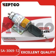 12V 2001-12E6U1B1S1 SA-3069-12 Shutoff Stop Solenoid Valve For Cummins Engine