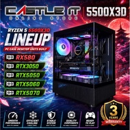 AMD Ryzen 5 5500X3D Gaming PC Package RX 580 RTX 3050 RTX 5050 RTX 5060 RTX 5070 Desktop