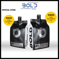 BOLD  4T 1.2L Fully Synthetic 10w40 15w50 MA2 Motorcycle Engine Oil Minyak Hitam Motor Motosikal RSX