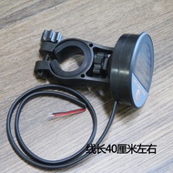 Waterproof Round Power Meter 12V Display Electric Vehicle Battery Lead-Acid Lithium Storage 12v-84v