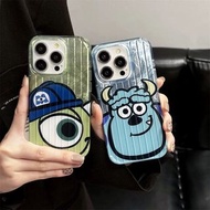 毛毛 大眼仔 iPhone Case 怪獸大學 實用 日用品 怪獸公司 mike sulley 手機殼 電話殼 保護殼 手機套 電話套 公仔 卡通 情侶