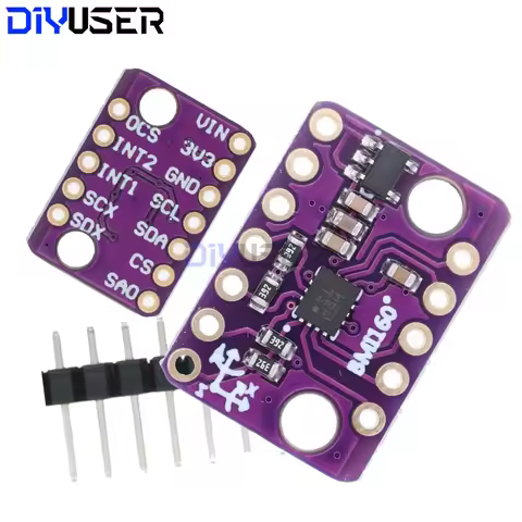 DIYUSER BMI160 GY-BMI160 6DOF 6-axis Rate Gyro Gravity Accelerometer Sensor Module IIC I2C SPI Commu