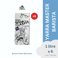YARRA MASTER BARISTA MILK 1L UHT HALF CARTON X 6 PACKS
