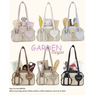 (LittleClover) 8ANGLES GARDEN SHOULDER/SLING BAG (SMALL BAG CHARM INCLUDED)