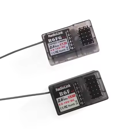 Radiolink R6FG R6F 2.4G Receiver FHSS 6 Channel RX Radio Control System R6FG Gyro Function for RC4GS