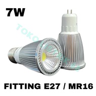 7W E27 COB LED Spotlight Bulb MR16/
