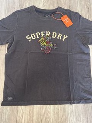 Superdry 黑色老虎圖案T恤
