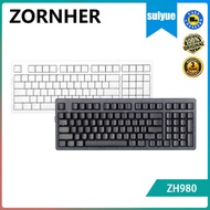 Zornher ZH980 Contour 2.0 three-mode office silent mechanical keyboard