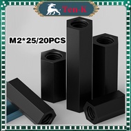 20PCS M2.5*2.5mm Hex Spacer Standoff Spacer Screw/ Nylon Spacer/