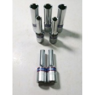 KING TONY World-Class Tool Three-Point White Long Socket 3-Point