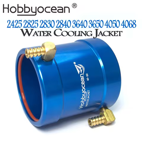 Hobbyocean Water Cooling Jacket 4068 4050 2425 2825 2830 2840 3640 3650 for RC Boat 28453660 3670 36