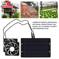 [Likelyhood] Solar Panel Fan Kit 10W Solar Powered Dual Fans For Chicken House Greenhouse Dog House With Protective Net