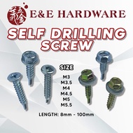 SCREW CHANNEL/SKRU BUMBUNG BESI/SELF DRILLING SCREW/SKRU ATAP KAYU
