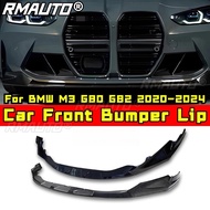 premium-Car Front Bumper Lip Splitter Diffuser Bumper Protector For BMW M3 G80 G82 2020-2024 Body Ki