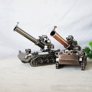 Handmade Children's Gift New Metal Decorative High-Quality Model Home Heartfelt Cannon Ornament Tank