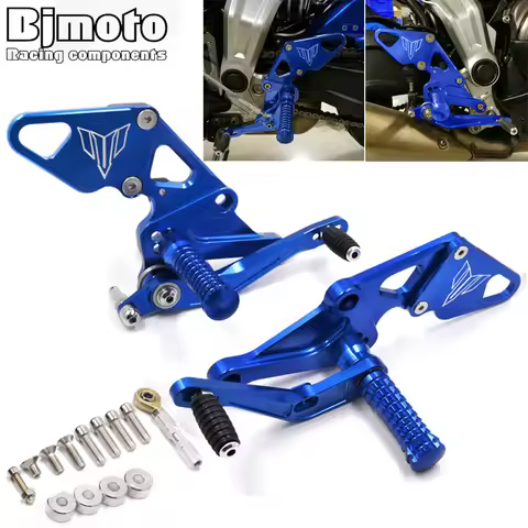 MT FZ 07 MT-07 FZ-07 Rearset Adjustable Footrest Footpeg Rear Set For Yamaha MT07 FZ07 2013-2020 201