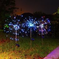 Beautiful solar outdoor led fireworks lights, outdoor fireworks led lights flashing lights fireworks
