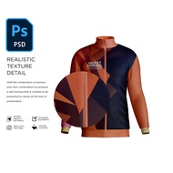 Men's Acrople Jacket Mockup | Mockup Tshirt High Quality Photoshop