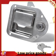 [gzhxdiizi1]1Set Trailer Toolbox Handle  with Lock Highly Tool Box  Paddle Lock 4-3/8Inch X 3-1/4Inc