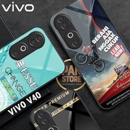 Softcase Glass Case Vivo V40 2024 Latest Vivo V40 Mobile Phone Case - Mobile Phone Protector - Mobil