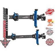 Axcel Archery Sight Achieve XP Pro UHM Diamond Weave Carbon Bar Compound 9" Olympic Compound Archery