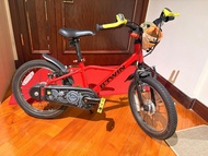 Decathlon B-TWIN 兒童單車 16吋 紅色（手柄小破損，不影響使用。價錢可小議）