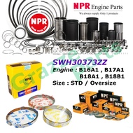 NPR Piston Ring Set SWH30373ZZ Honda Civic SO4 SR4 EK EG Integra DA B16A 1.6 B17A 1.7 B18A1 B18B 1.8 TC DOHC (81.0mm)