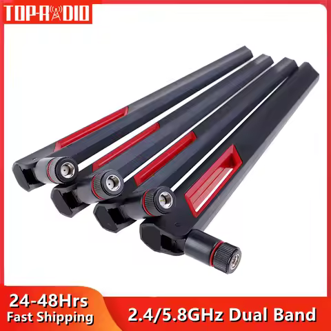 1Pcs 2.4G 5.8G Dual Band Router Antenna For ASUS AC88U AC87U RP SMA Male Universal Antennas Amplifie