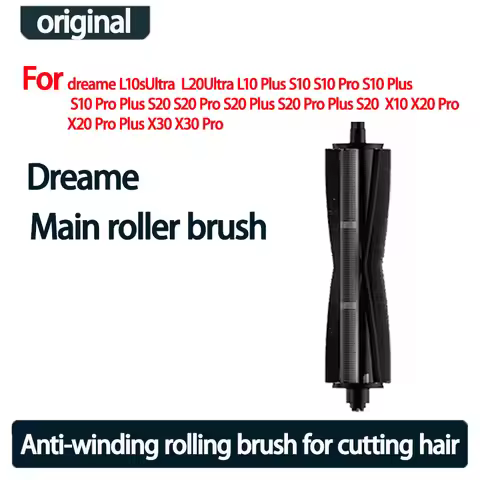 Original Cutting Hair Anti-Tangle Roller Brush Dreame L10s Ultra L20 Ultra LX10 X20 Pro X30 Pro L30 