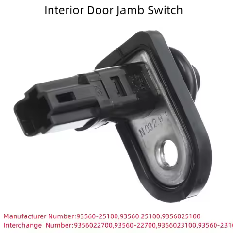 Black Car Interior Door Light Lamp Switch Vehicle Button Door Light Switch Part For For KIA 93560251