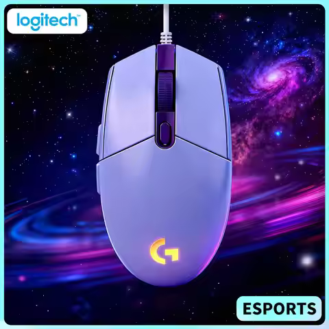 Logitech G102 Prodigy Gaming Mouse, 16.8M RGB Colors, 6 Programmable Buttons, Lightweight, Ergonomic
