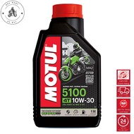 Motul 5100 10W30 Semi-Synthetic Motorcycle Lubricant