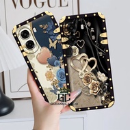 Case For Oppo A6S / A6X / A6 / A6T Latest A6T PRO/ Flexible Softcase Procamera Flower Motif Frame