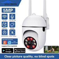 NINIVISION 5MP 5G WiFi Security Camera CCTV - Smart Outdoor Protection with Color Night Vision