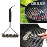 DEBHR Grill Brush and Scraper Best BBQ Cleaner Perfect Tools for All Grill Types Including Weber Ideal Barbecue Accessories TEJET