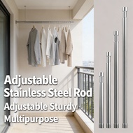Curtain Rod Wardrobe Rod Rod Rod Clothes Telescopic Cabinet Adjustable Steel
