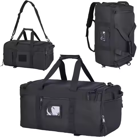 LQARMY 32L Tactical Duffle Bag Sports Fitness Bags Military Travel Backpack for Men Women Carry on W