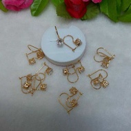 Desi adult earrings 925 silver rose gold color 925 silver original silver 925