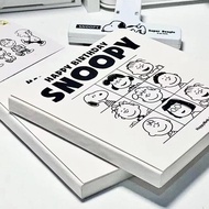 Snoopy Thickened Square Grid Student Notebook ins Stylish Notebook Aesthetic ins Wind Notebook*wj#10