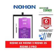 NOHON XIAOM REDMI 4X REDMI 3 REDMI 3S REDMI 3 PRO BATTERY BATERI BM47 (4000mAh)