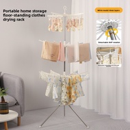 ?  Ready Stock  ? Multifunctional baby clothes drying rack, balcony baby clothes rack, newborn cloth