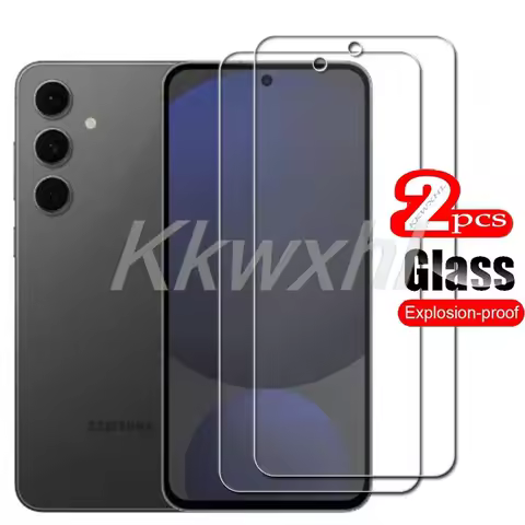 2PCS FOR Samsung Galaxy S23 FE Tempered Glass Cover ON GalaxyS23FE S23FE S22 S24 S20 S21 S25 Screen 