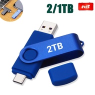 New Type C 2TB USB Flash Drive OTG 2 IN 1 Pen Drive USB Stick High Speed 3.0 USB C 2TB Flash Disk Pendrive For Phone Laptop PC