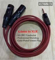 ［實體商店］HiFi Grade 4.4mm to XLR Cable, 4.4mm轉xlr, 4.4mm轉平衡線