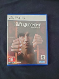 審判之逝：湮滅的記憶》（Lost Judgment）中文版  木村 PLAYSTATION 5 ps5 木村拓哉
