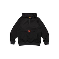 HUMAN MADE Half-Zip Hoodie Black Unused