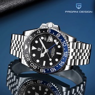 PAGANI DESIGN Men Automatic Watches Sapphire Glass 40mm Ceramic GMT Mechanical Wristwatch Top Brand 